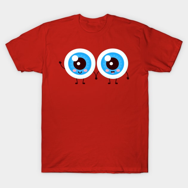 eye balls cute T-Shirt by Mako Design 